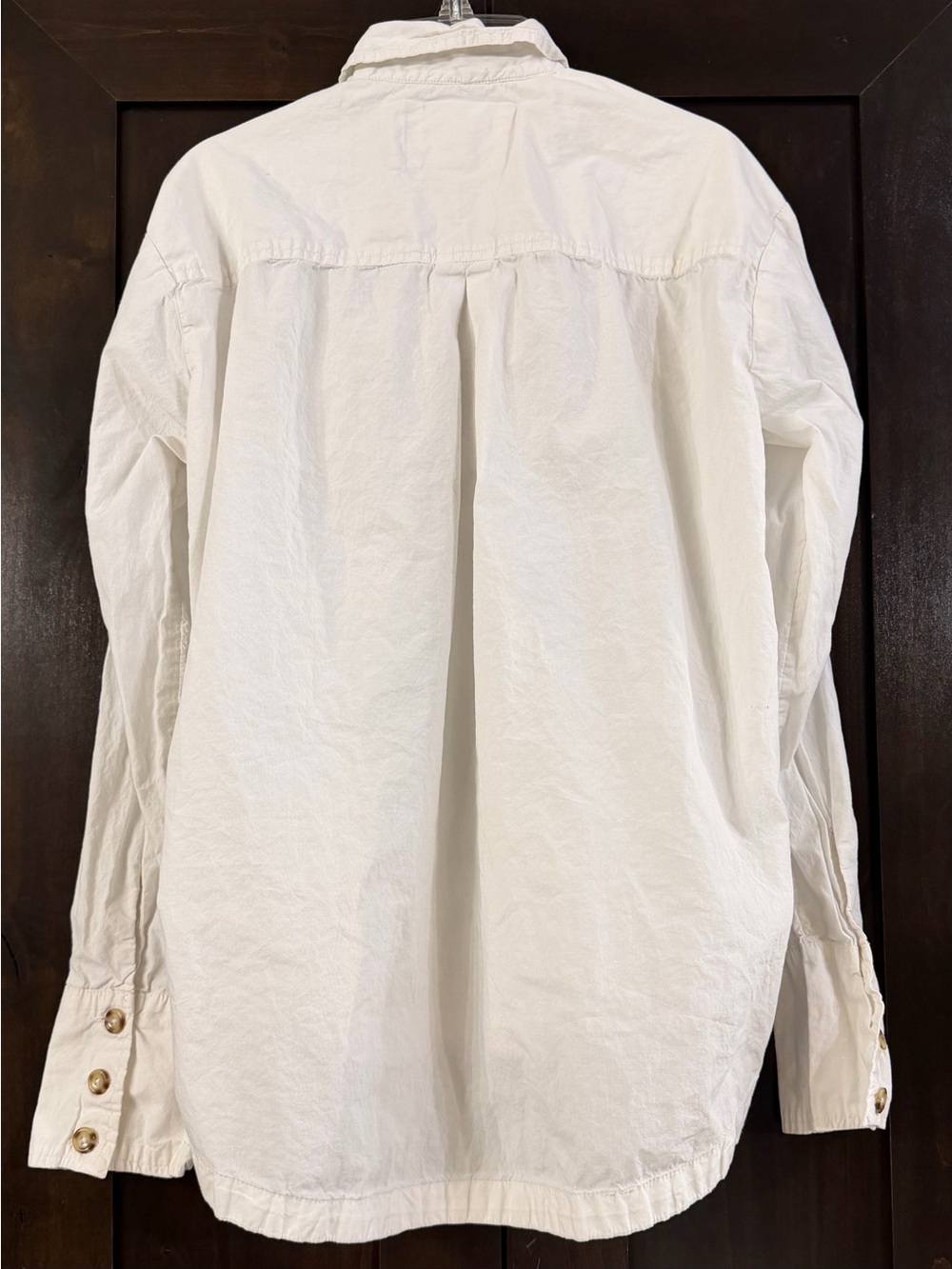 Maeve by Anthropologie White V-Neck Tunic Sz S - Picture 4 of 4